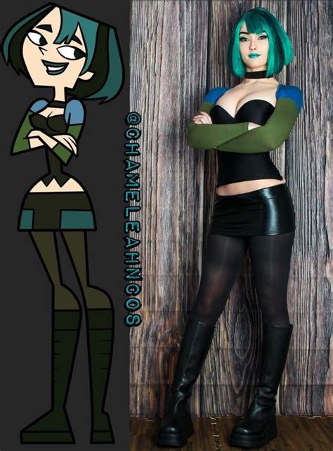 gwen cosplay total drama|Total Drama Island Gwen Cosplay Costume Outfit